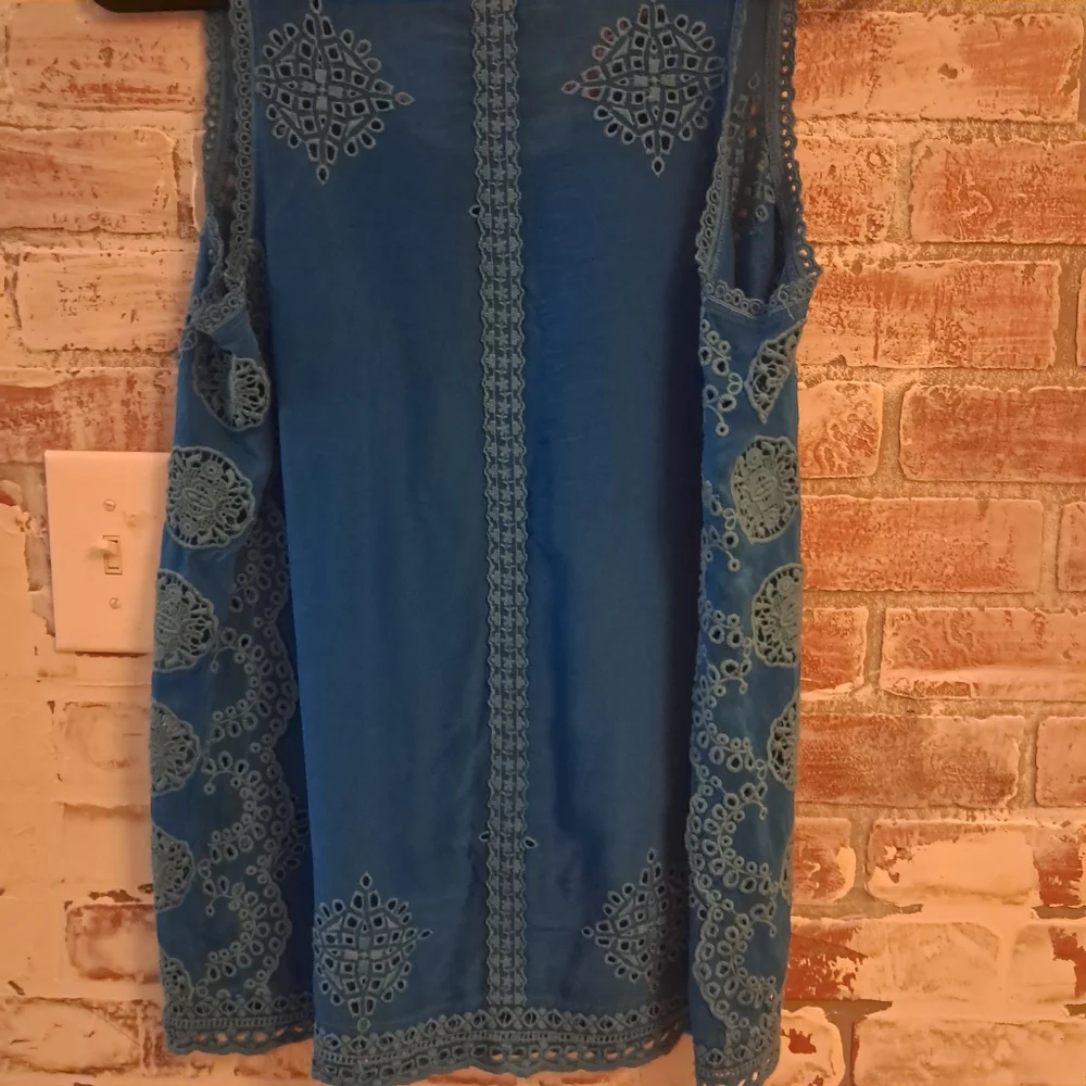 Johnny Was Embroidered Tank Top - Picture 10 of 13